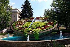 Floral Clock at 700 Capital Ave, Frankfort, KY 40601