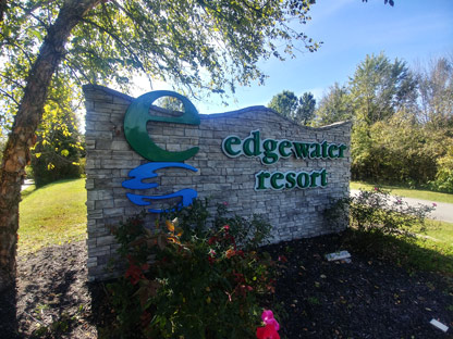 Edgewater Resort Front Sign