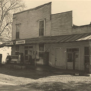 Van Buren grocery store before it was moved